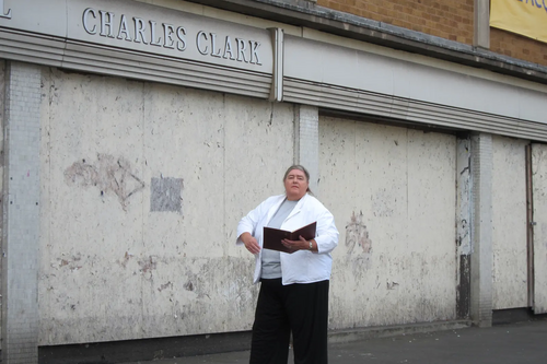 Eileen at Charles Clarkes