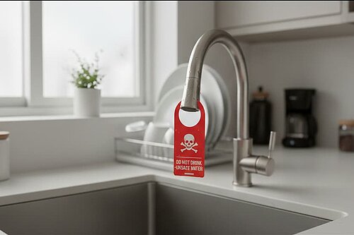 Water - do not drink