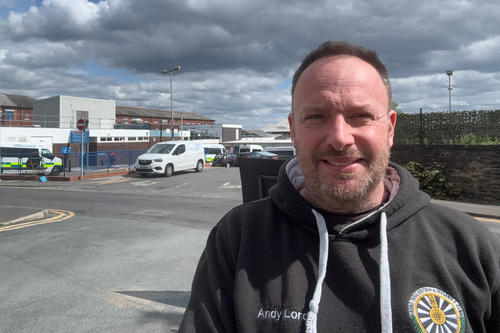 Andy Lord at Rochdale Infirmary