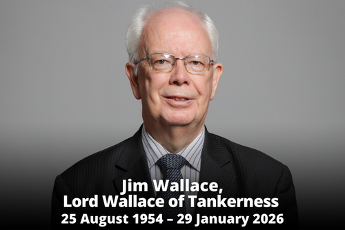 Lord Jim Wallace (1954-2026)
