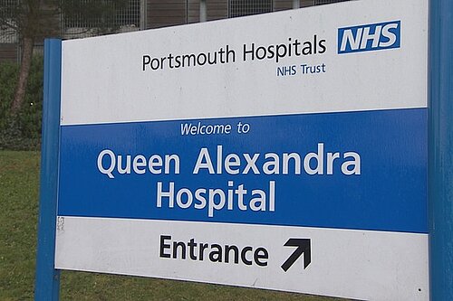 QA Hospital Sign