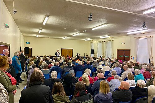 Public meeting in Tairgwaith Community Centre