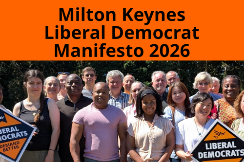 Cover of MK Lib Dems local manifesto 2025