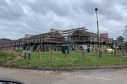 New housing being built at Hornhatch Lane