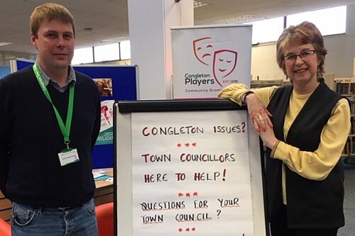 Lib Dem cllrs at surgery