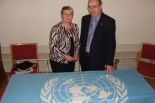 David Chappell and Dr Wendi Momen