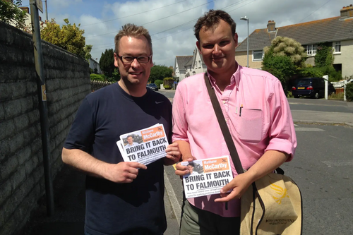 Lib Dems Stuart Bonar and Mathew McCarthy