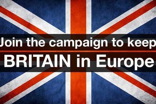 BRITAIN IN EUROPE FLAG 2015