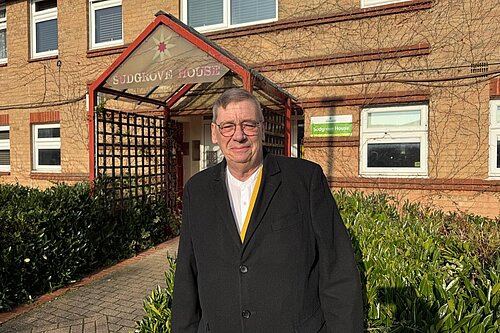 Cllr Paul Trendall at Sudgrove House