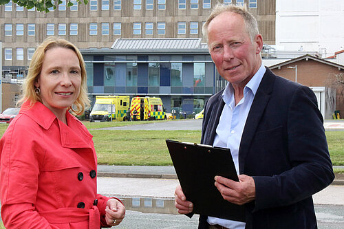 Helen Morgan at Royal Shrewsbury Hospital