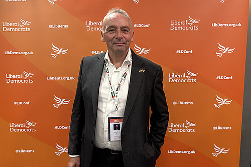 aidan reed at lib dem conference