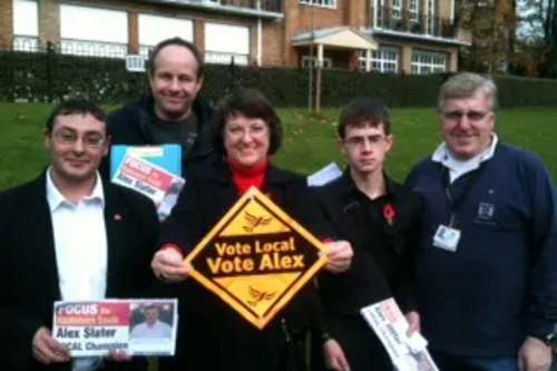 Catherine with Team Hazlemere