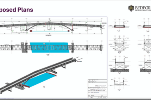 Plans for the new Queens Bridge
