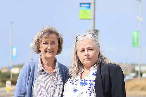  Cllrs Carolyn Lambert (L) & Lesley Boniface (R)