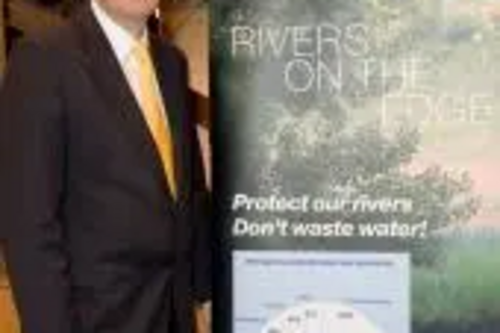 David Goodall at the report launch