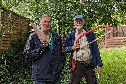 Cllrs Paul Trendall and Graham Eaton