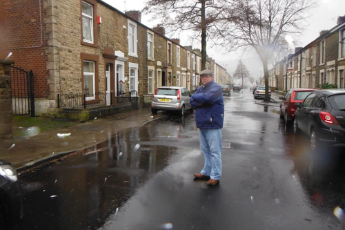 Cllr Roy Davies on Sandon St