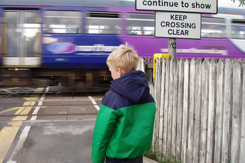 Trains attract children and there's no barrier to keep them safe