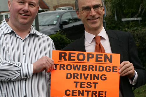 Gary Fossey with Andrew Murrison