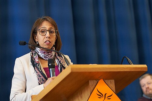 Munira Wilson MP addressing our conference