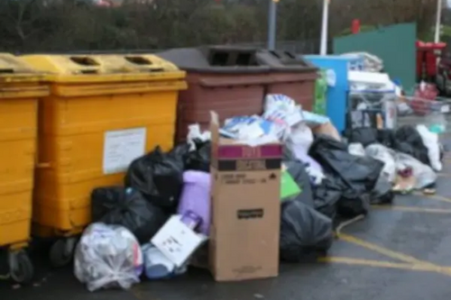 Fly Tipping at Local Recycling Centre