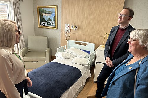 Charlotte Cane & Ian Sollom Arthur Rank Visit