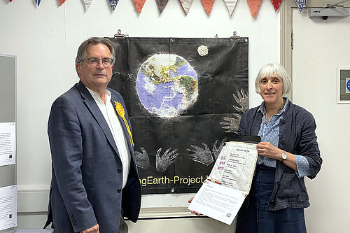 Mark Wooding and Emma Wooley