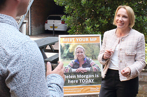 Helen at one of her Summer Tour events