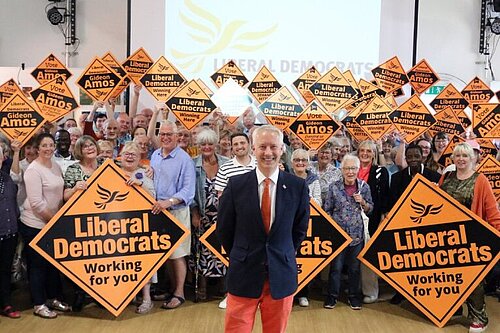 Gideon launches campaign for election