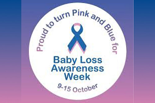 Graphic saying Baby Loss Awareness Week