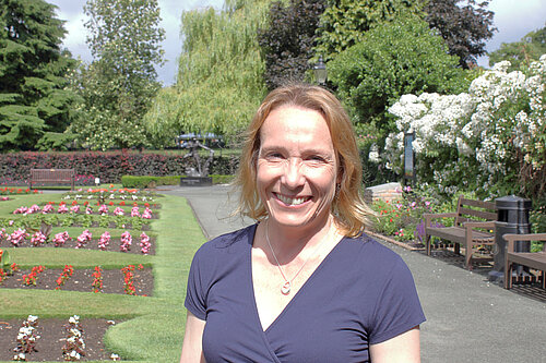 Helen with Oswestry in Bloom