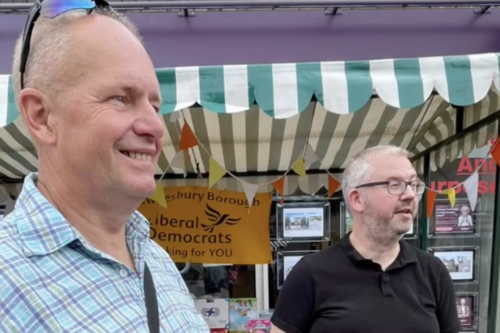 Tewkesbury Lib Dems at Street Fair