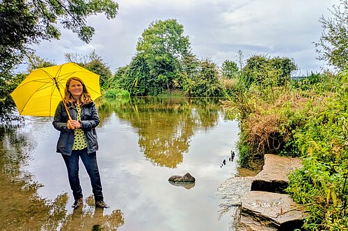 Vikki Stood in a river in rural Dorset