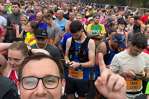 Tom Gordon at the Great North Run