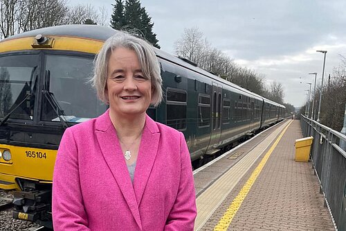 Claire at Yate Station