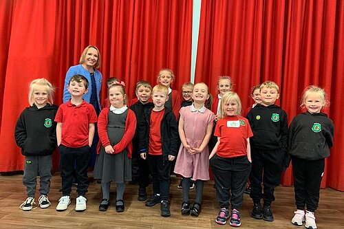 Helen at Market Drayton Infants