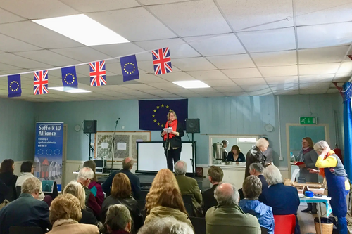Suffolk EU Alliance ~ Café Continental, Framlingham, 22 April 2017
