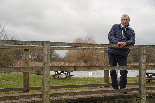 Jim on a Bridge