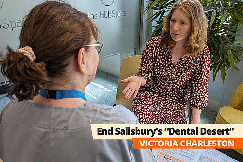 Victoria Charleston is calling for better access to NHS dentists