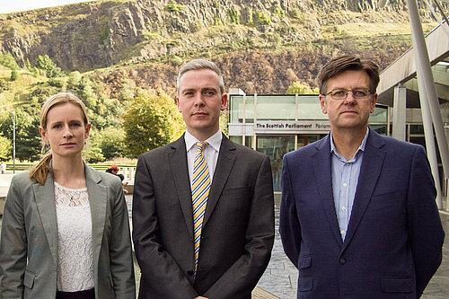 Morven-May MacCallum, David Green and Andrew Baxter