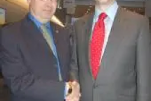David with Nick Clegg