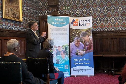 Martin at Shared Lives Event