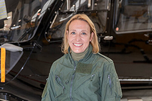 Helen Morgan at RAF Shawbury