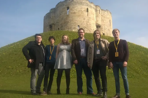 James Wright and UEA Lib Dems in York