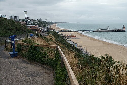 Bournemouth seafront and pier