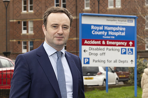 Danny in front of RHCH