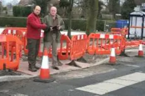 Merridale Rd works