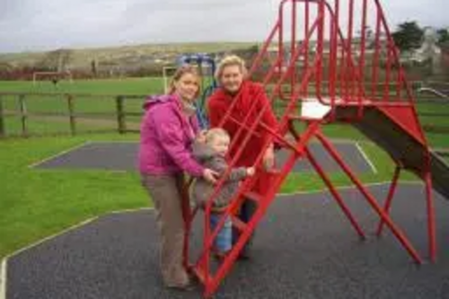 Terrye Teverson with Emma Manley and her daughter