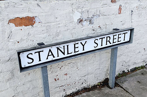 East Marsh councillors on Stanley Street speaking with residents about plans for a proposed HMO at 203 Stanley Street