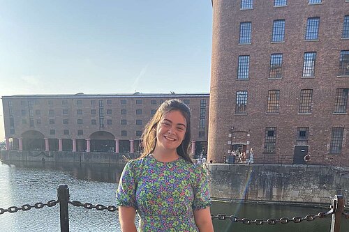 Rebecca Turner at Albert Dock